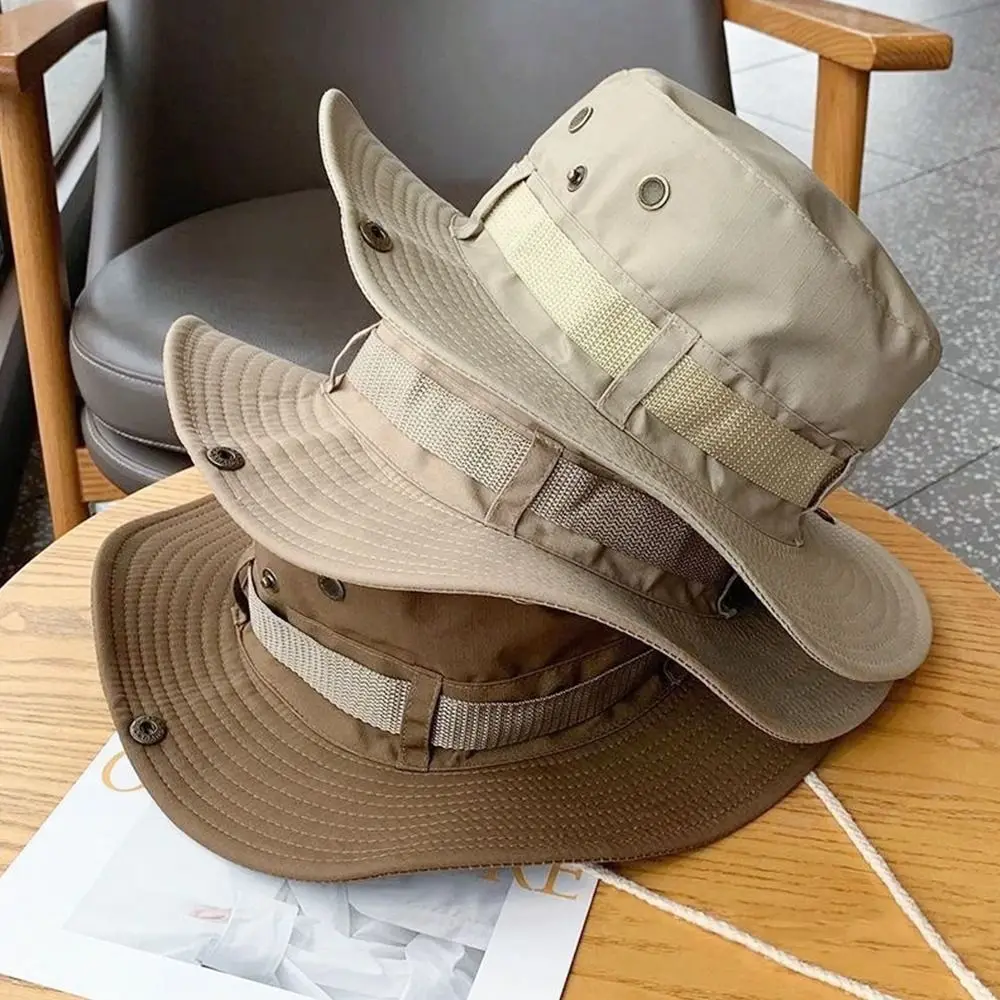 Classic Simple Bucket Hat Summer Outdoor Camping Hiking Cap Anti-UV Sun Hat Quick Dry Mountaineering Caps Panama Fishing Cap