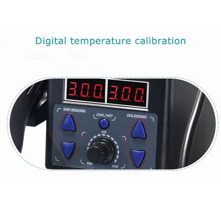 YIHUA 8786 I 2In1 Welding Station Hot/cold Air Gun Switch Digital Display Constant Temperature Electric Iron Desoldering Station 4