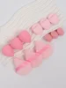 A 12 Piece Set of Versatile Makeup Sponges, Consisting of 3 Loose Powder Puffs, 3 Mini Cushion Powder Puffs, 3 Beauty Eggs, and 2