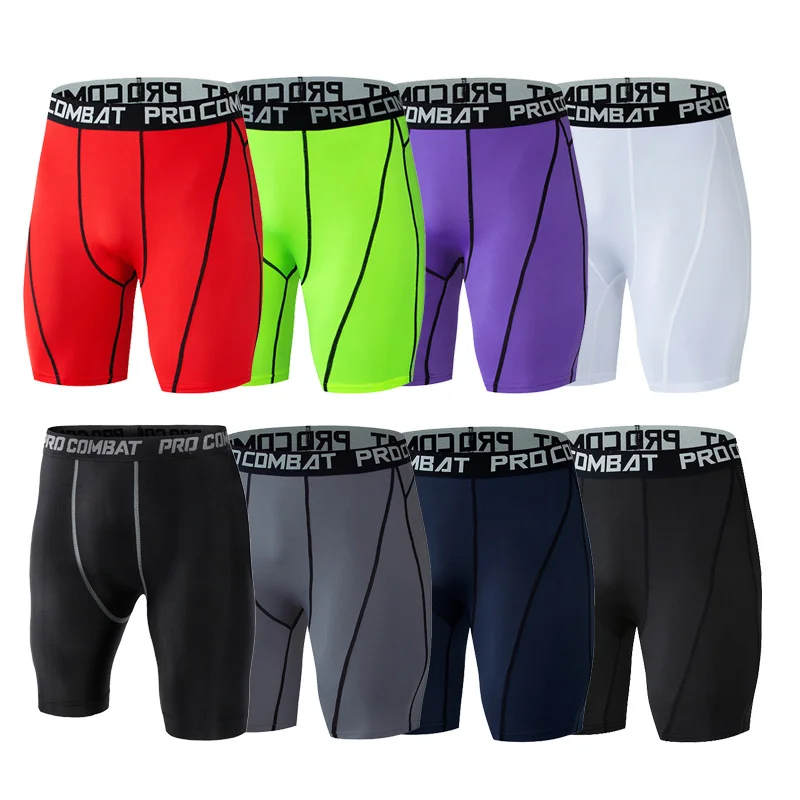 Men's sports tight shorts fitness pants basketball football