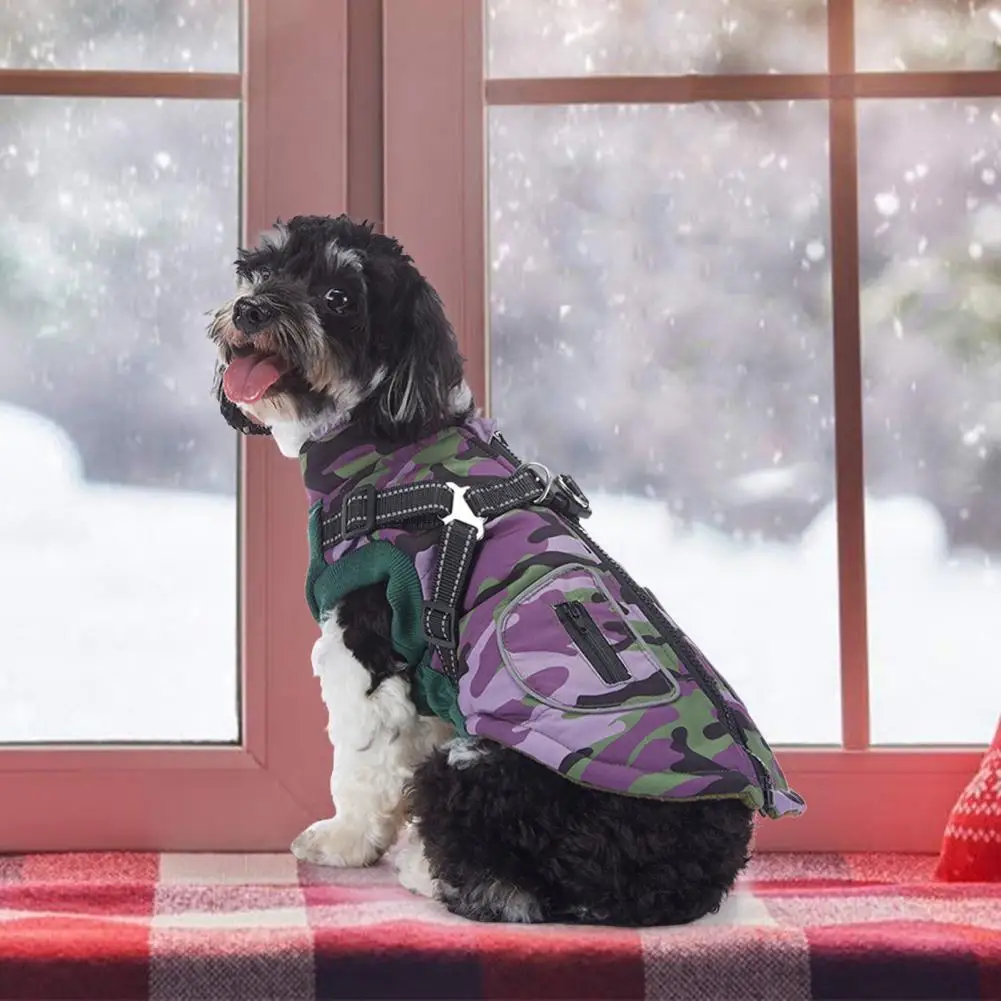 Practical Dog Apparel Winter Dog Coat Bundle Waterproof Snow Jacket with Zipper Windproof Puppy Jacket for Dogs for Dogs