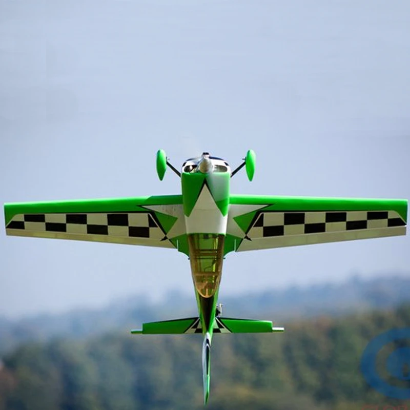 Skyline Mx2 50 57'' 3d Aerobatic Electric/nitro V2 Carbon Fiber Rc Airplane A Green Kit Version