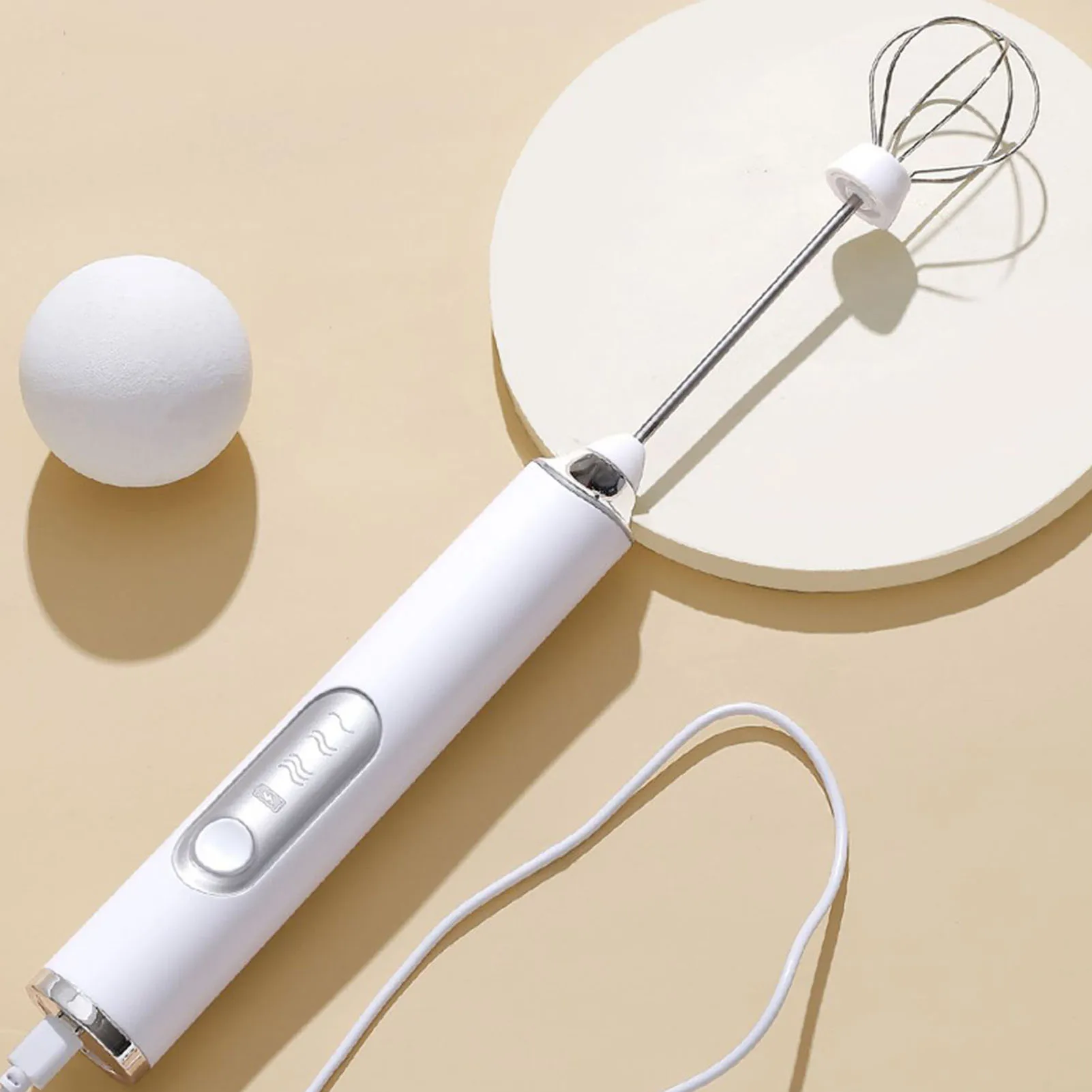 Wireless Electric Milk Frother Egg Beater Handheld Coffee Blender Milk Shaker Mixer Foamer Food Blender 2