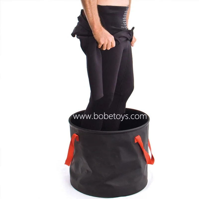 

surf wetsuits collapsible bucket Change mat for wetsuit