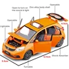 1/32 Honda FIT JAZZ SUV Sport Toy Car JKM Diecast Miniature Model Doors Openable Sound & Light Collection Gift For Boy Boys Kid 5