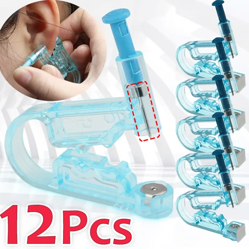

Disposable Ear Piercing Gun Kit with Rack Healthy Safety Earring Nose Lip Piercer Tool Machine Sterile Body Jewelry Accessories