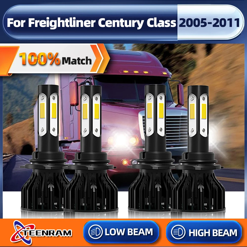 

240W 40000LM Led Headlight Bulb 9005 HB3 9006 HB4 Canbus Car Light For Freightliner Century Class 2005-2007 2008 2009 2010 2011