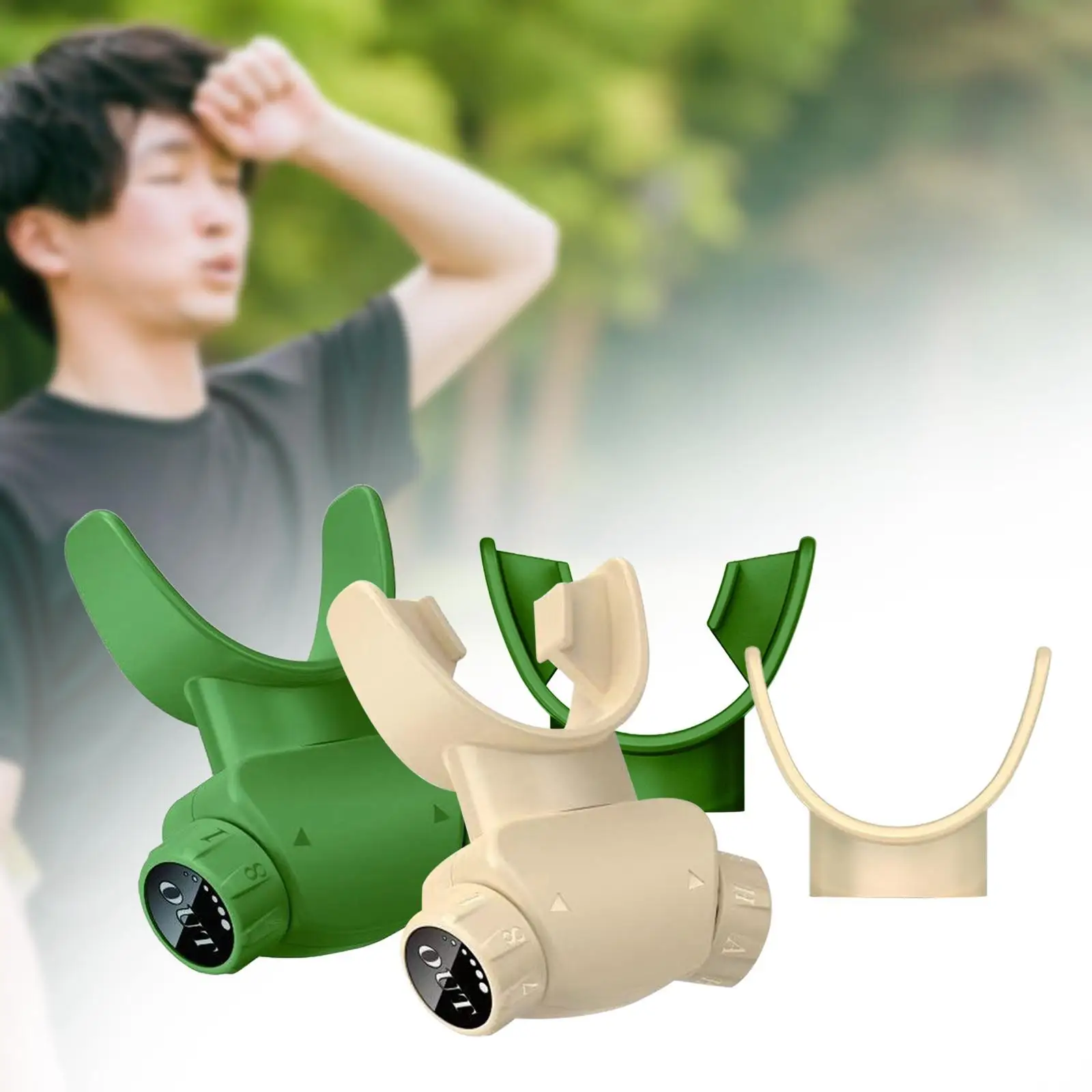 Portable Breathing Exerciser Professional Inspiratory Muscle Training Comfortable Improve Breath Endurance Compact Easy to Use