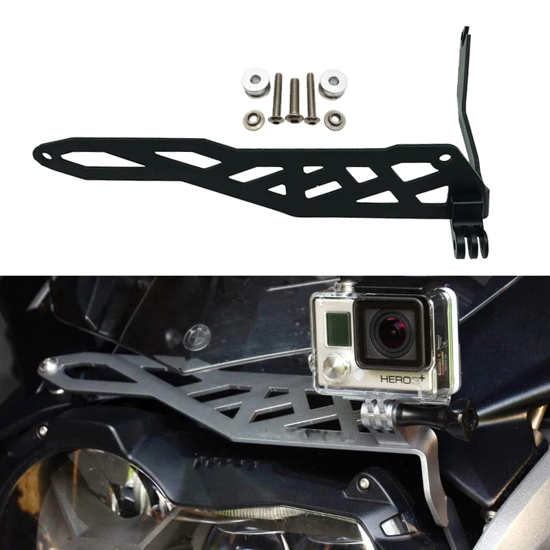 

R1200GS Camera Bracket Cam Rack Indicator Sports VCR Mount Bracket fits For BMW R 1200 GS LC R1200 Adventure 2013-2019 2017 2018