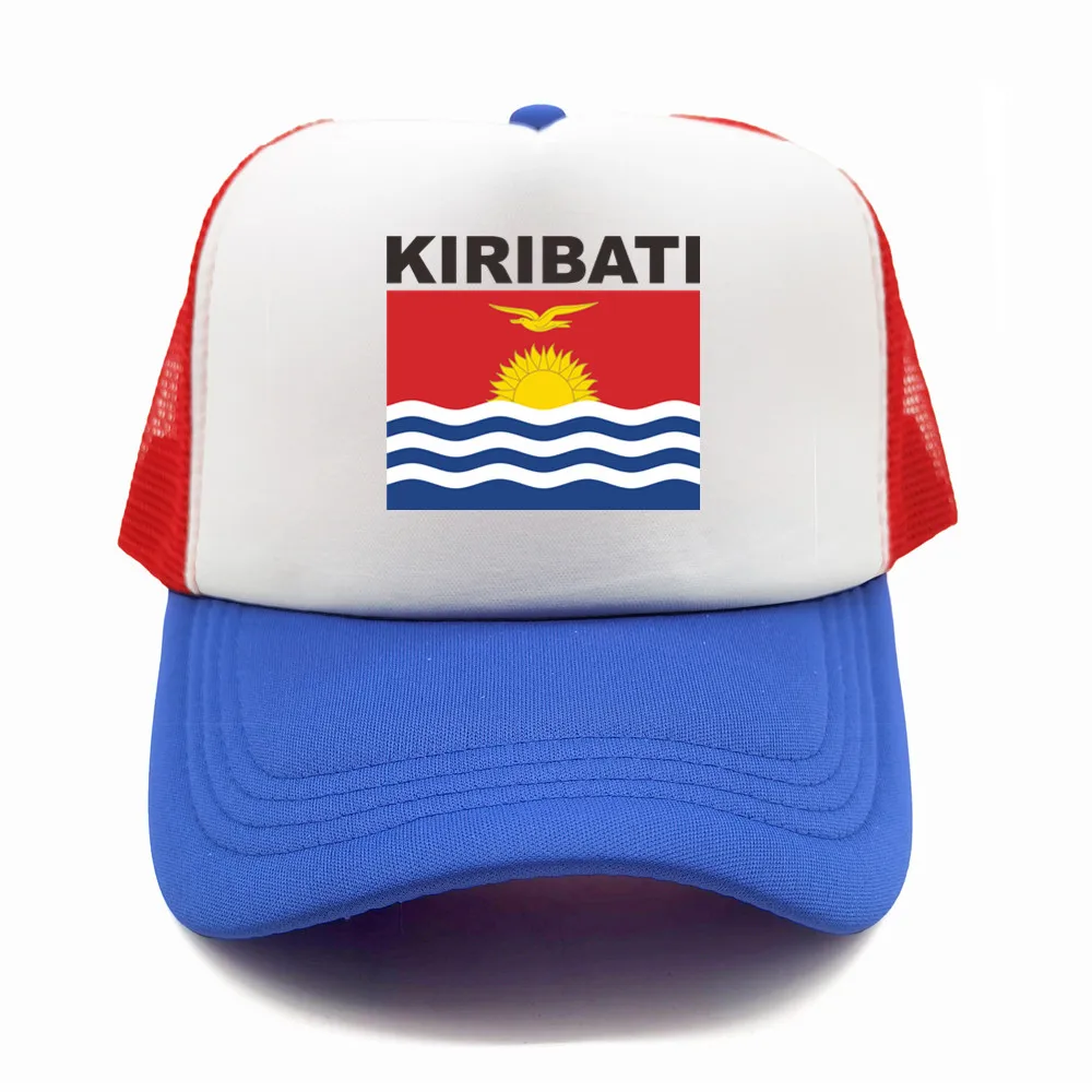 

Kiribati Trucker Cap Summer Men Cool Country Flag Hat Baseball Caps Unisex Outdoor Mesh Net Caps