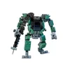 MOC Avatars AMP Mecha Model Building Blocks Movie Combat Activity Figure Green Robot DIY Design Assembling Bricks Toy Gift 3