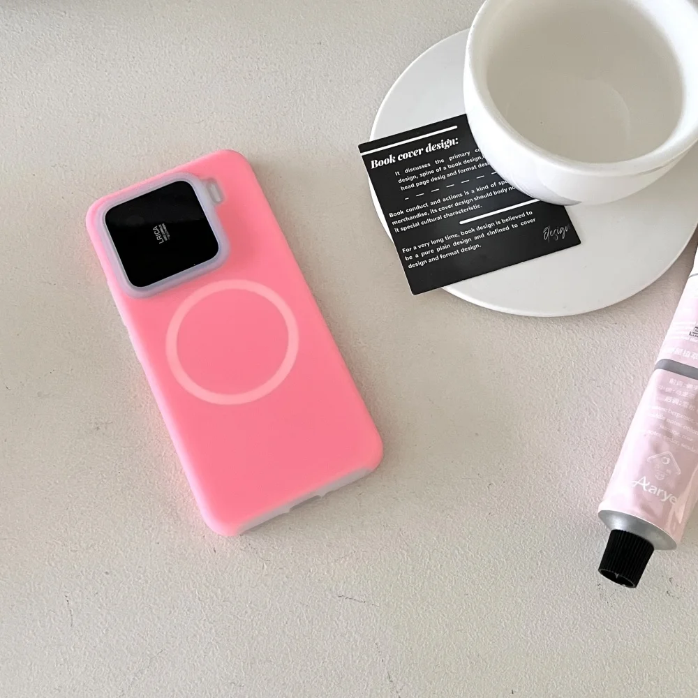 Luxury Jelly Liquid Silicone Magnetic Phone Case - Frosted Non-Slip Shockproof Cover