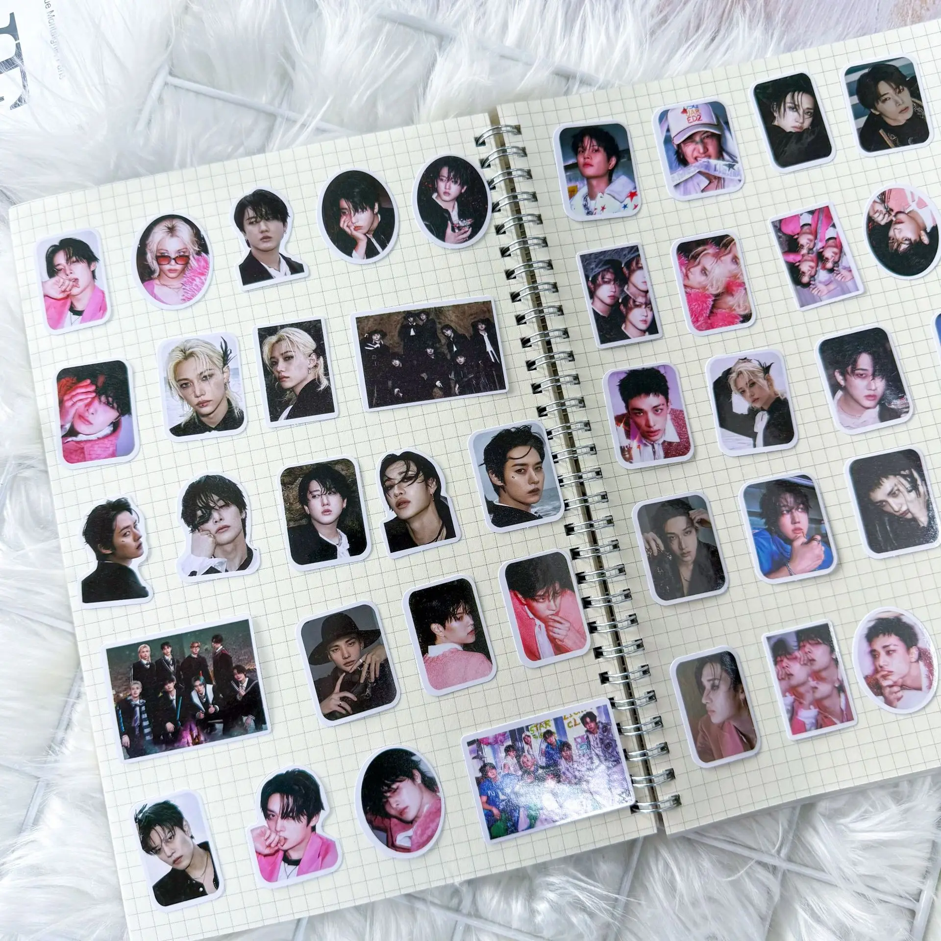 스트레이 키즈 DO IT 앨범 스티커 컬렉션 - 97개 리 펠릭스 테마 데칼 - 저널링, 노트북 및 여행 가방에 적합한 스티커