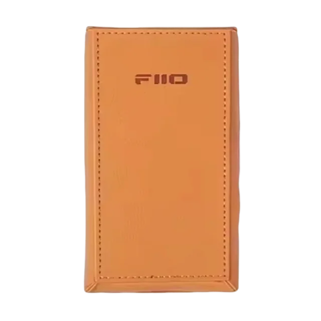 FiiO M21 Titanium Gold + PUレザーケース Brown FiiO SK-M21 PU Leather Skin Case Cover for FiiO M21 Player