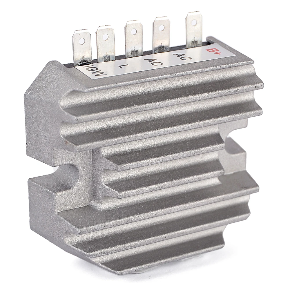 Reglergleichrichter für John Deere Traktor 330 322 332 670 770 870 970 1070 F915 5 männliche Anschlüsse B+-AC-AC-L-IGW AM 101406 – Detail 4