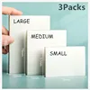 3Packs150Sheets Stickers  Transparent Sticky Notebook Pads Notepads Clear Bookmark Read Book Stationery School Supplie 1