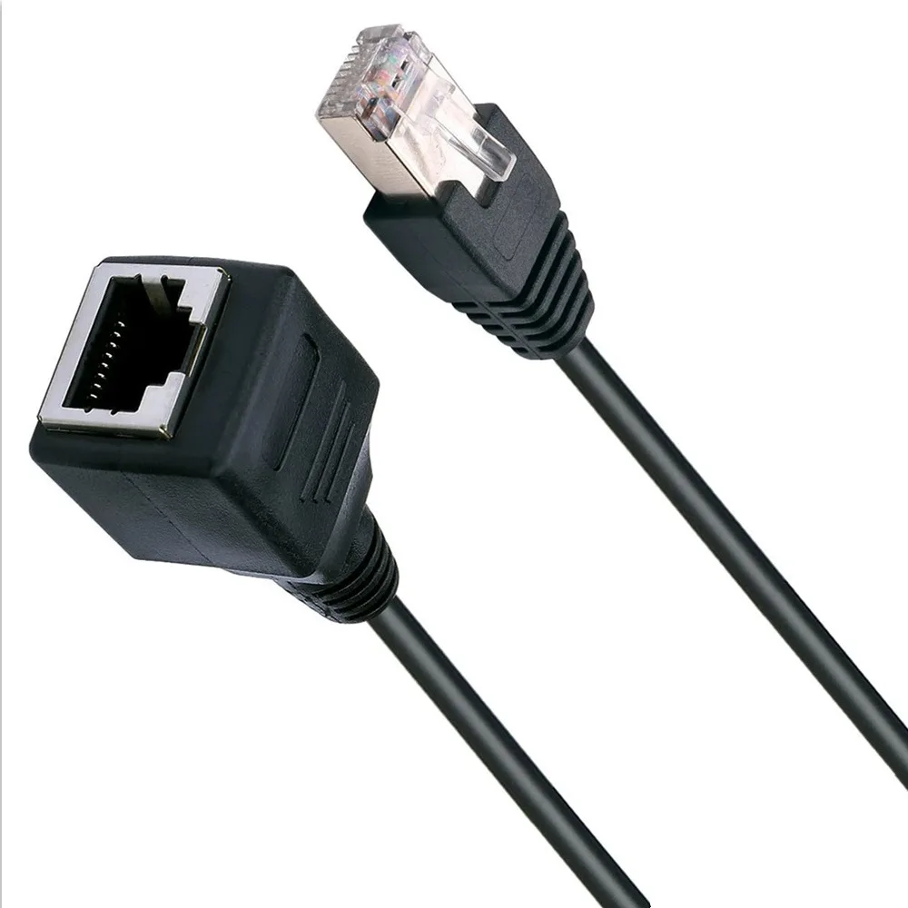 RJ45 남성-여성 네트워크 케이블 확장 커넥터 순수 구리 코어 네트워크 커넥터 광대역 네트워크 케이블 확장기