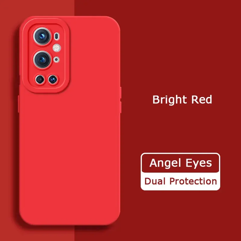 Square Liquid Silicone Angel Eyes Shockproof Soft Case - Durable Armor Phone Cover
