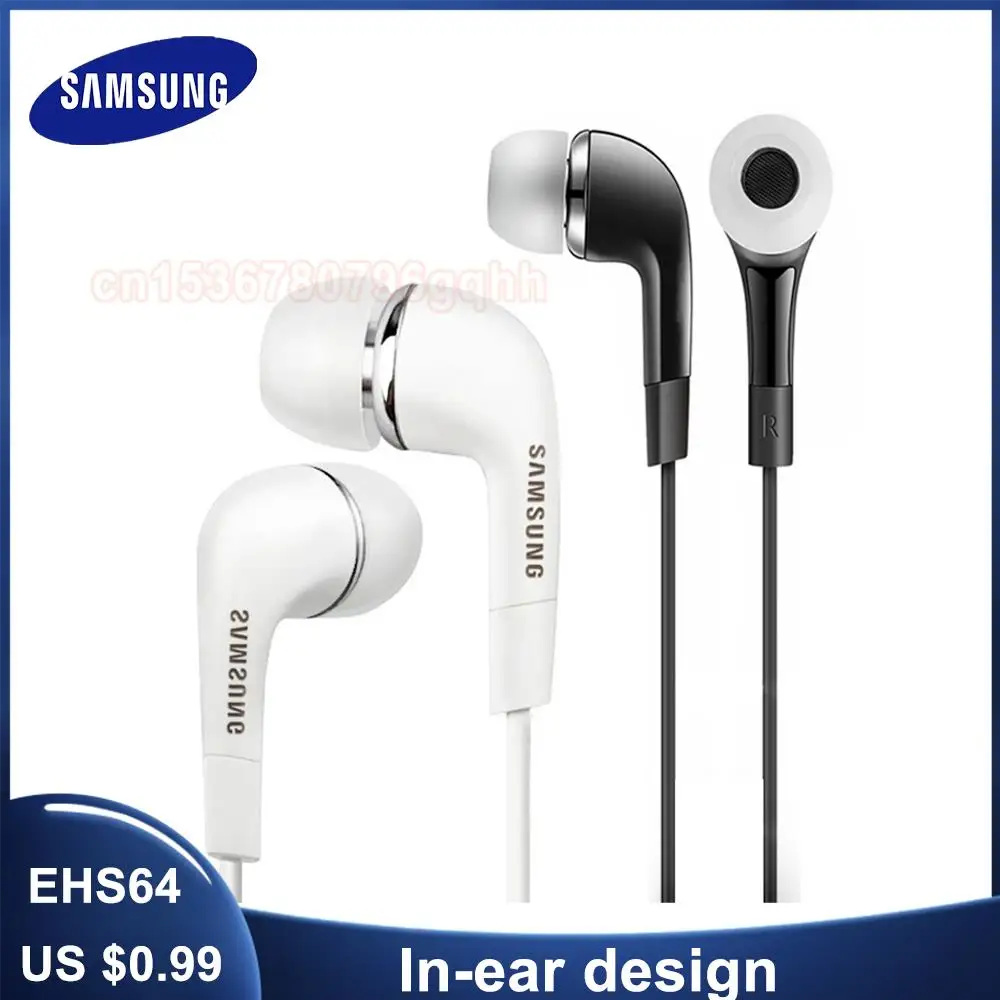 Наушники Samsung EHS64 гарнитура со встроенным микрофоном проводные наушники-вкладыши