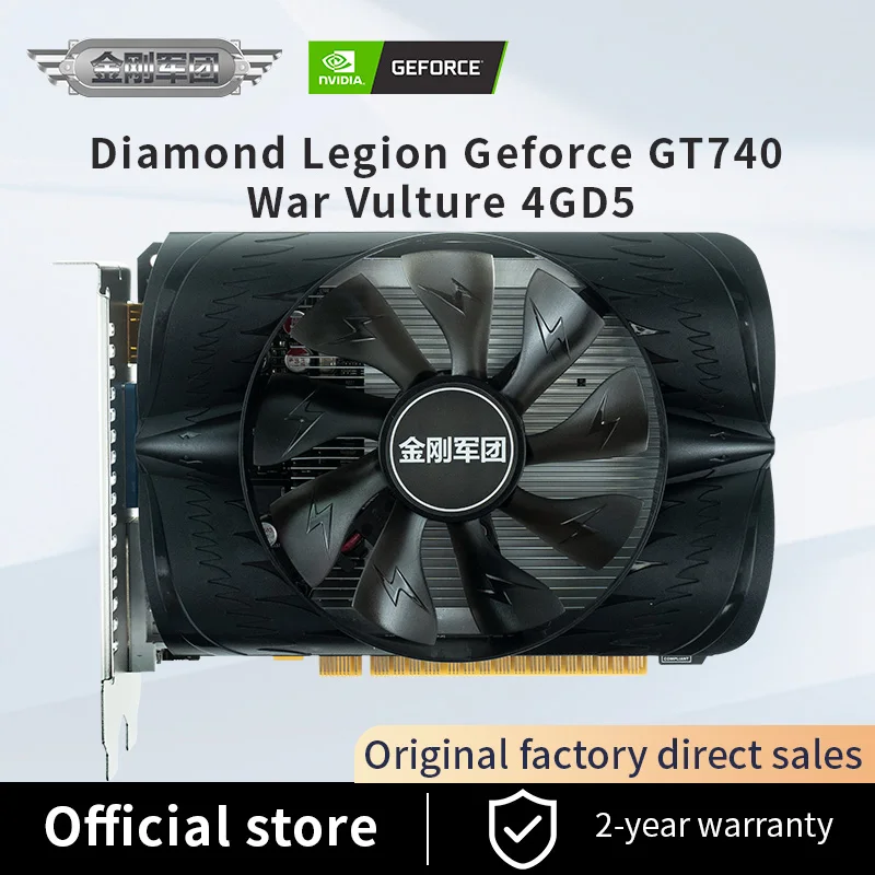 

ASL GT 740 Video Card 4GB GDDR5 GT 740 Geforce NVIDIA GPU Video Card 4GD5 128Bit PCI-E x16 3.0 Computer PC Gaming Graphics Card