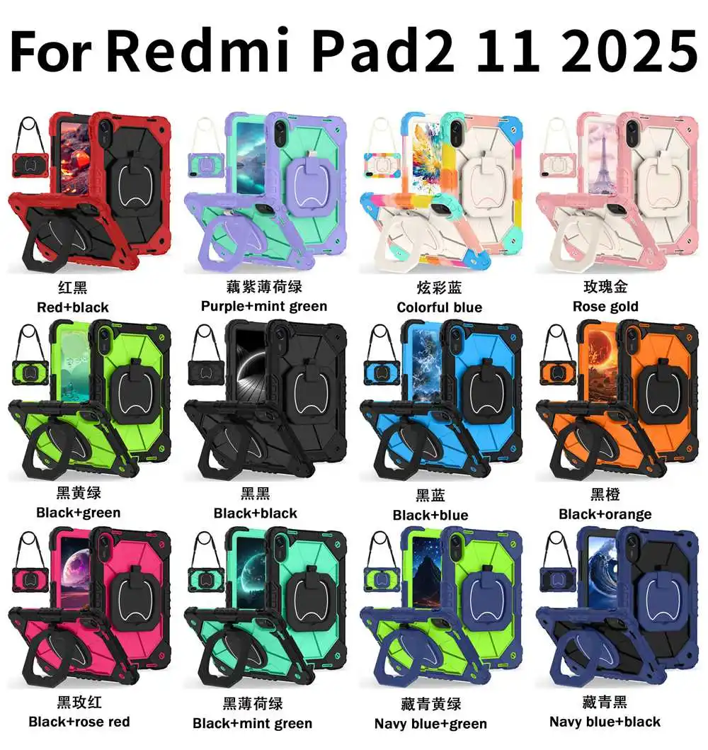 Durable Kids Tablet Cover with Silicone+PC Protection