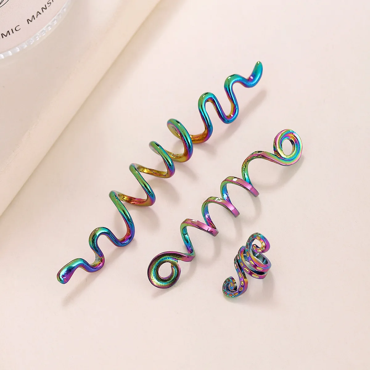 Retro ethnischen Stil rotierende Spirale Haarnadel scheibe irische Haarschmuck – Detail 14