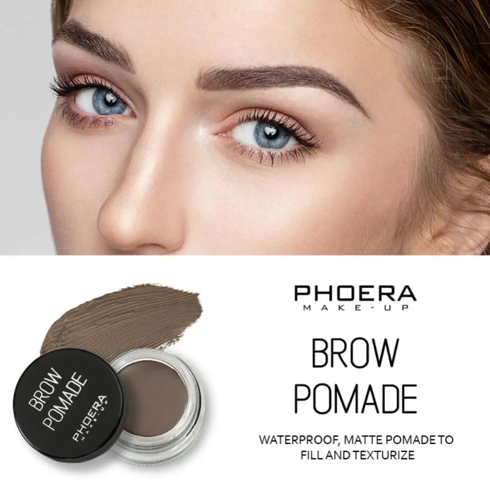 

PHOERA Eyebrow Gel With Eyebrow Brush Waterproof Long-lasting Eyebrow Cream Smooth Brow Styling Tint Cream Makeup Cosmetic Tool