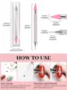 Nail Rhinestone Picker Dotting Pen, Wax Pencil for Rhinestones, Dual-ended Rhinestone Gems Crystals Studs Picker Wax Pen 2