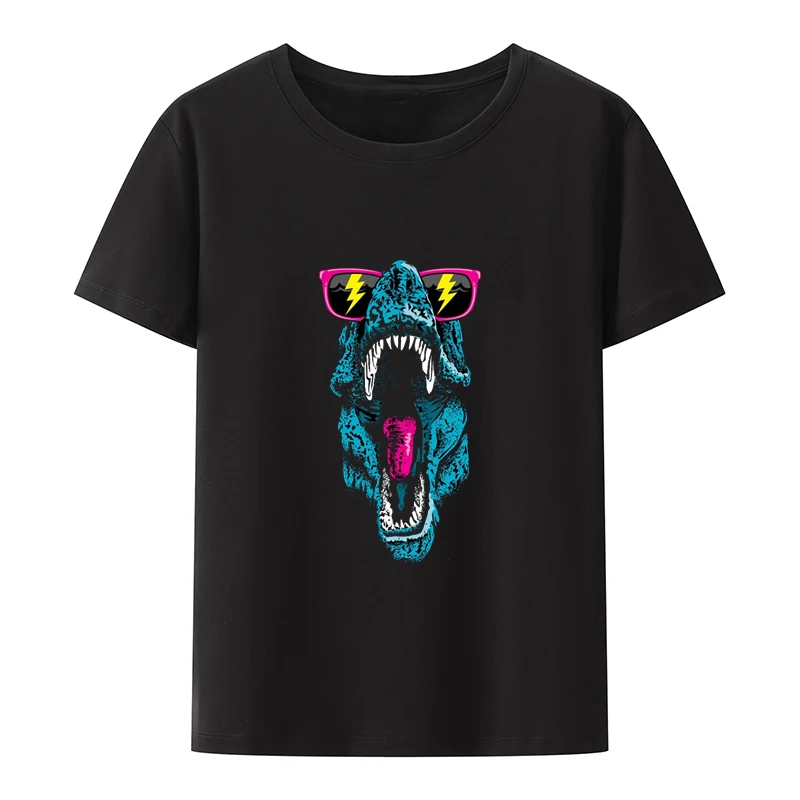 Papasaurus Rex T-shirt For Dad Men's Retro Dinosaur Father's Day_voghion.com