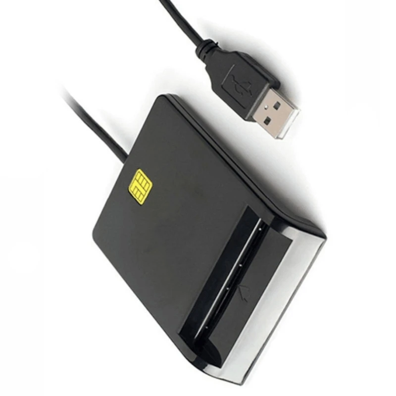 USB Intelligent Card Reader Card Reader Adapter for Online Identification Cards Cloner Connector for Phone Tablet