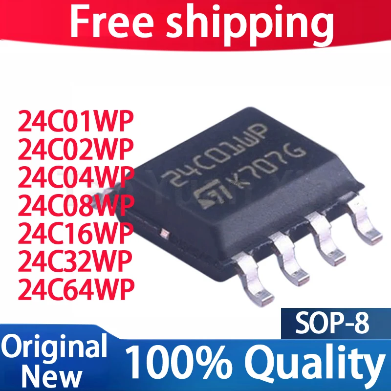 10-Piece Advanced EEPROM Memory Chip Set