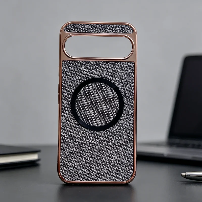 Luxury Colorful Glitter Electroplating Shiny Magnetic Wireless Charging Armor Case
