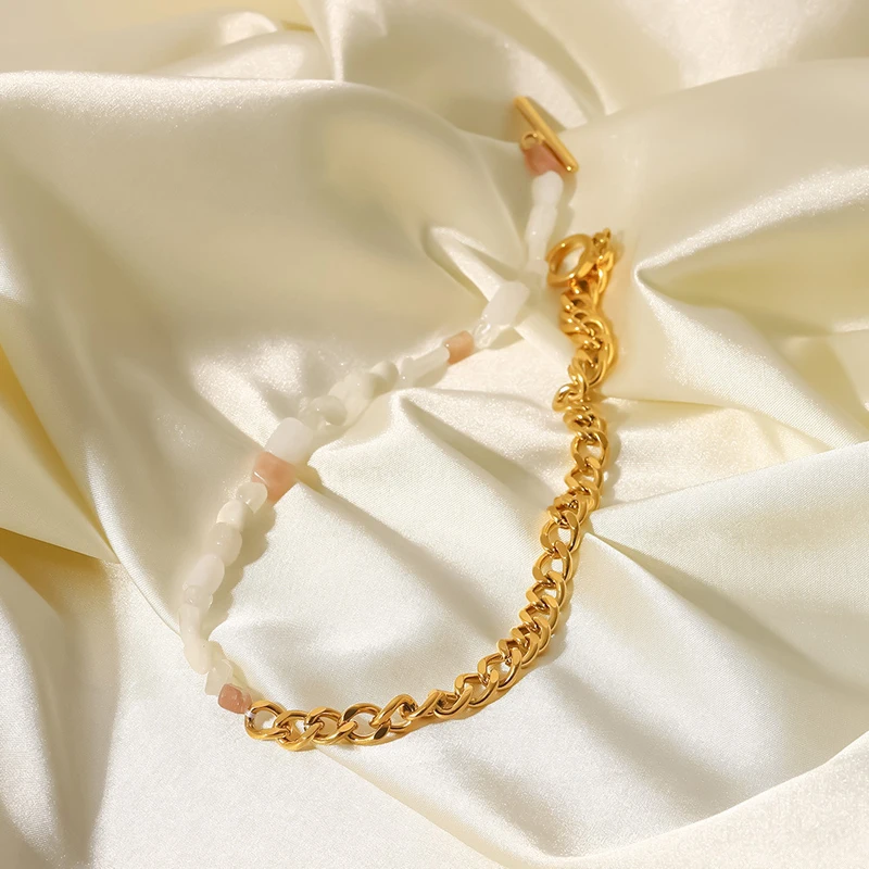 

Женское винтажное ожерелье с бусинами, нестандартное ожерелье с бусинами из натурального камня в богемном стиле, свадебная бижутерия ручной работы, вечерние вечеринку, 2022