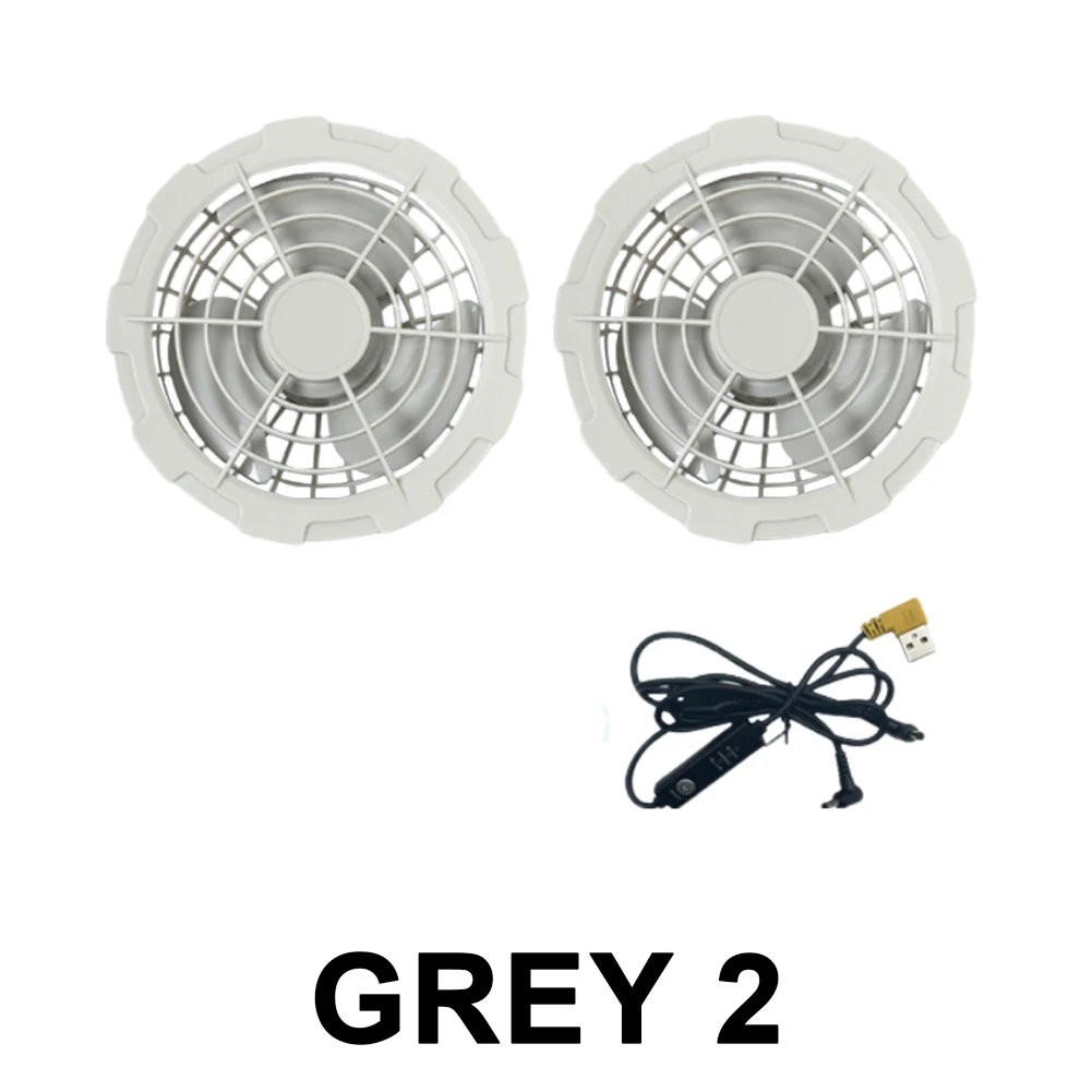 Polyester Cooling Vest with 3 Gear Fan for Summer Camping