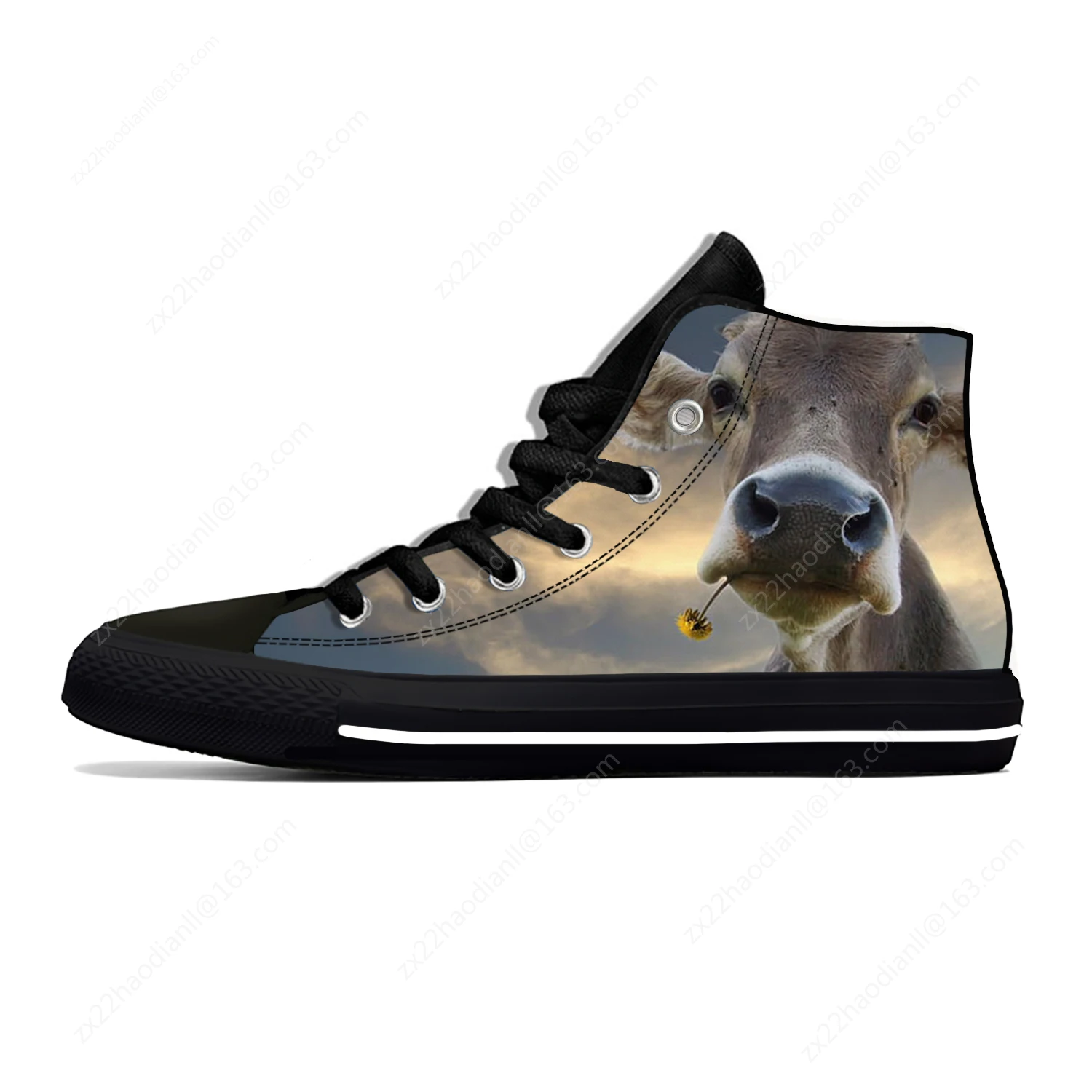 Funny Animals Pattern Lightweight Cloth 3D Print Cool Hot Fashion High Top Canvas Shoes Mens Womens Casual Breathable Sneakers