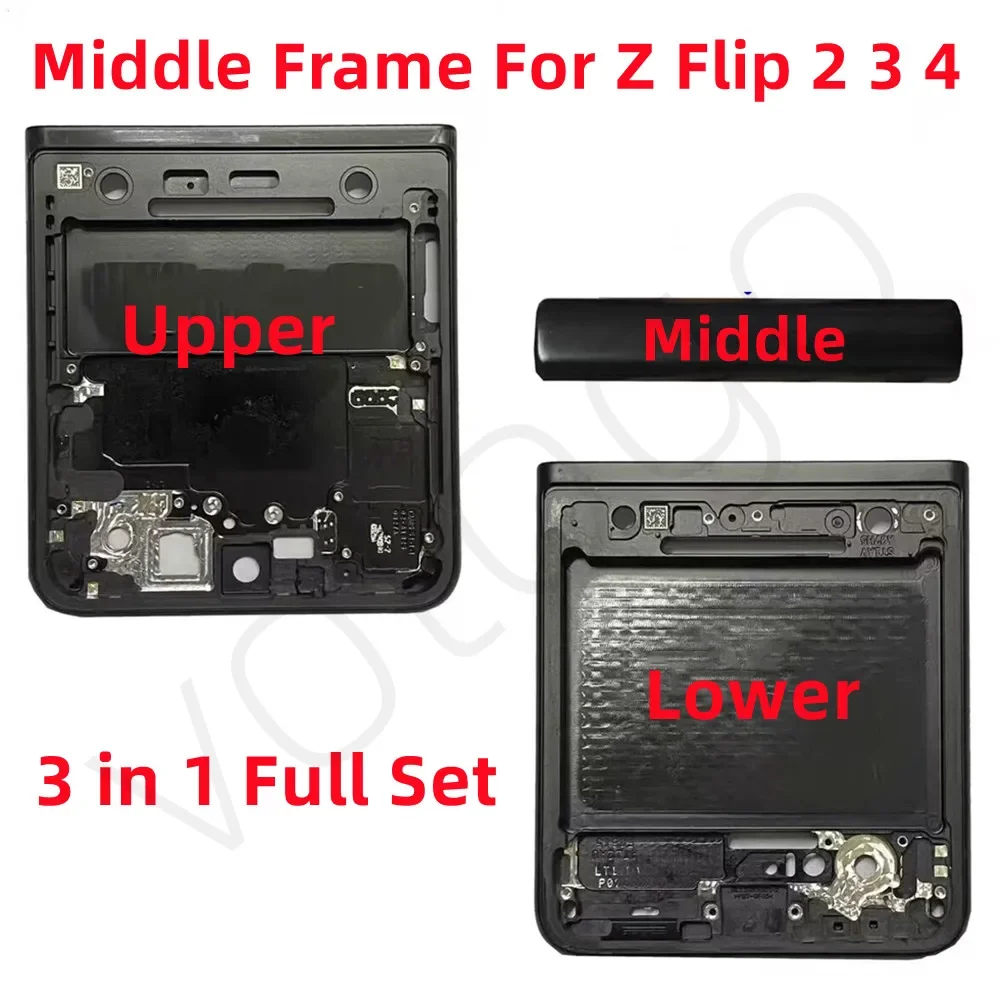 

3 шт./комплект, рамки для Samsung Galaxy Z Flip 3 4