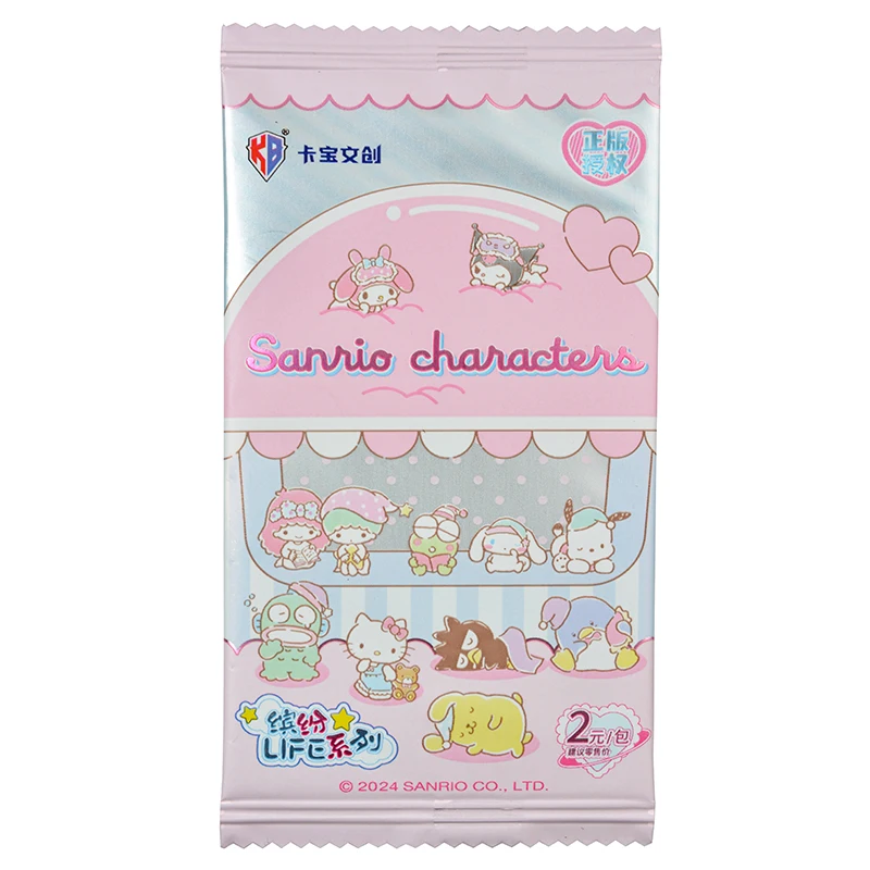 Sanrio Kuromi Hello Kitty My Melody Shining Collectible Card Game Trading Card Toys For Girl's Birthday Gift