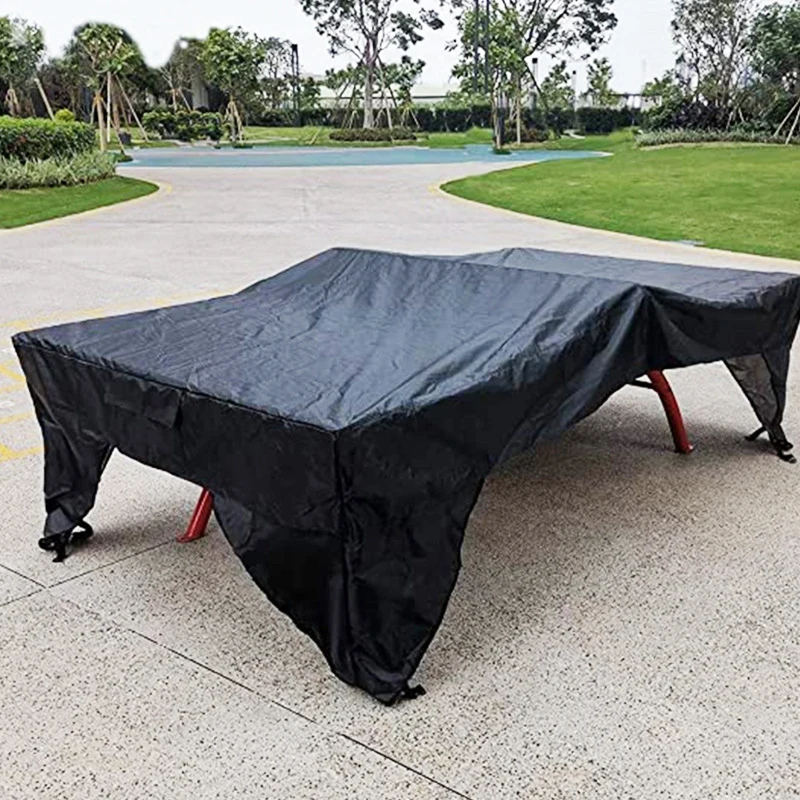 190T/210D Ping Pong Table Cover Outdoor Indoor Waterproof Tennis Table Cover Storage Protect Dustproof Protector Furniture Case table tennis cover