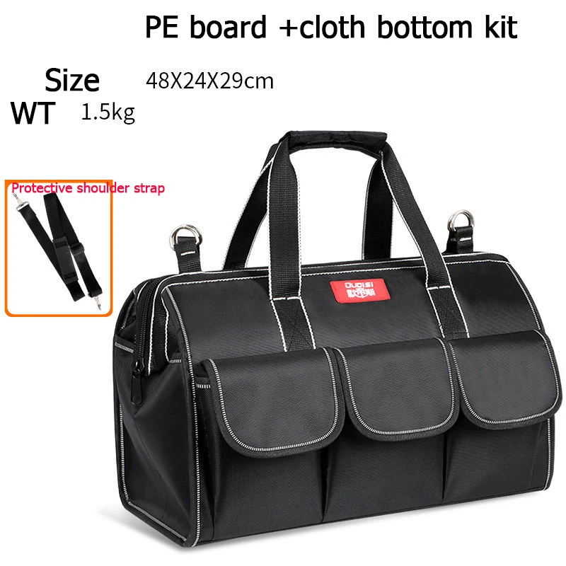 tool chest Tool Bag Thickened Fabric Electrician Bag 1680D Oxford Waterproof Wear-Resistant Strong Anti-Fall Storage Toolkit best rolling tool box Tool Storage Items
