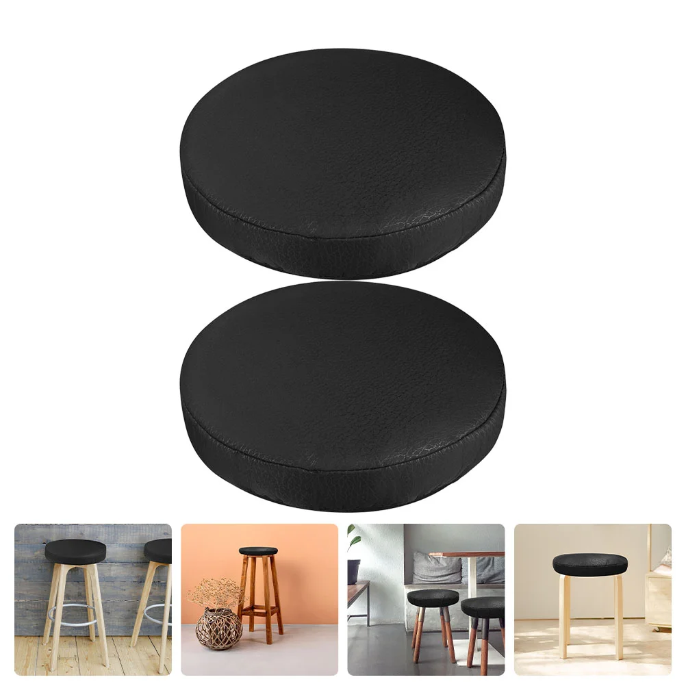 

2pcs Elastic Stool Seat Cushion Covers Stool Covers Round Chair Protectors