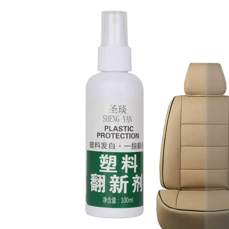 

Leather Restorer For Cars Auto Coating Spray Interior Restorer Rainproof Refurbishment Supplies For Car Instrument Panel Door