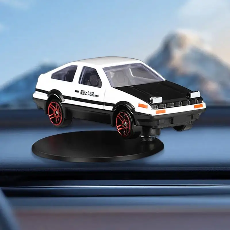 Ornement Voiture Rotatif AE86 Drift - Modèle Alliage Pour Tableau De Bord