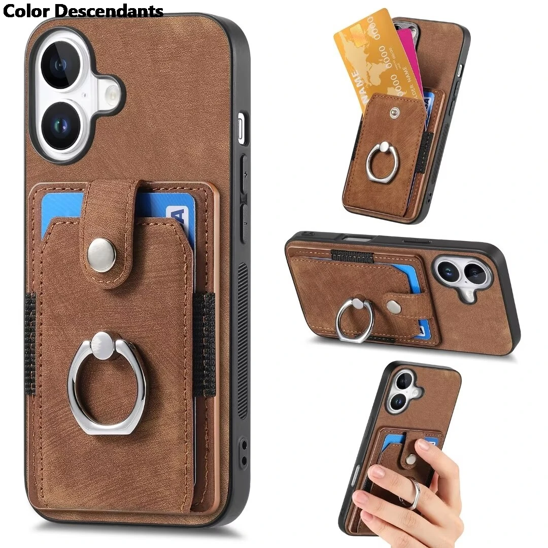 Luxury Leather Back Cover Case with Card Holder