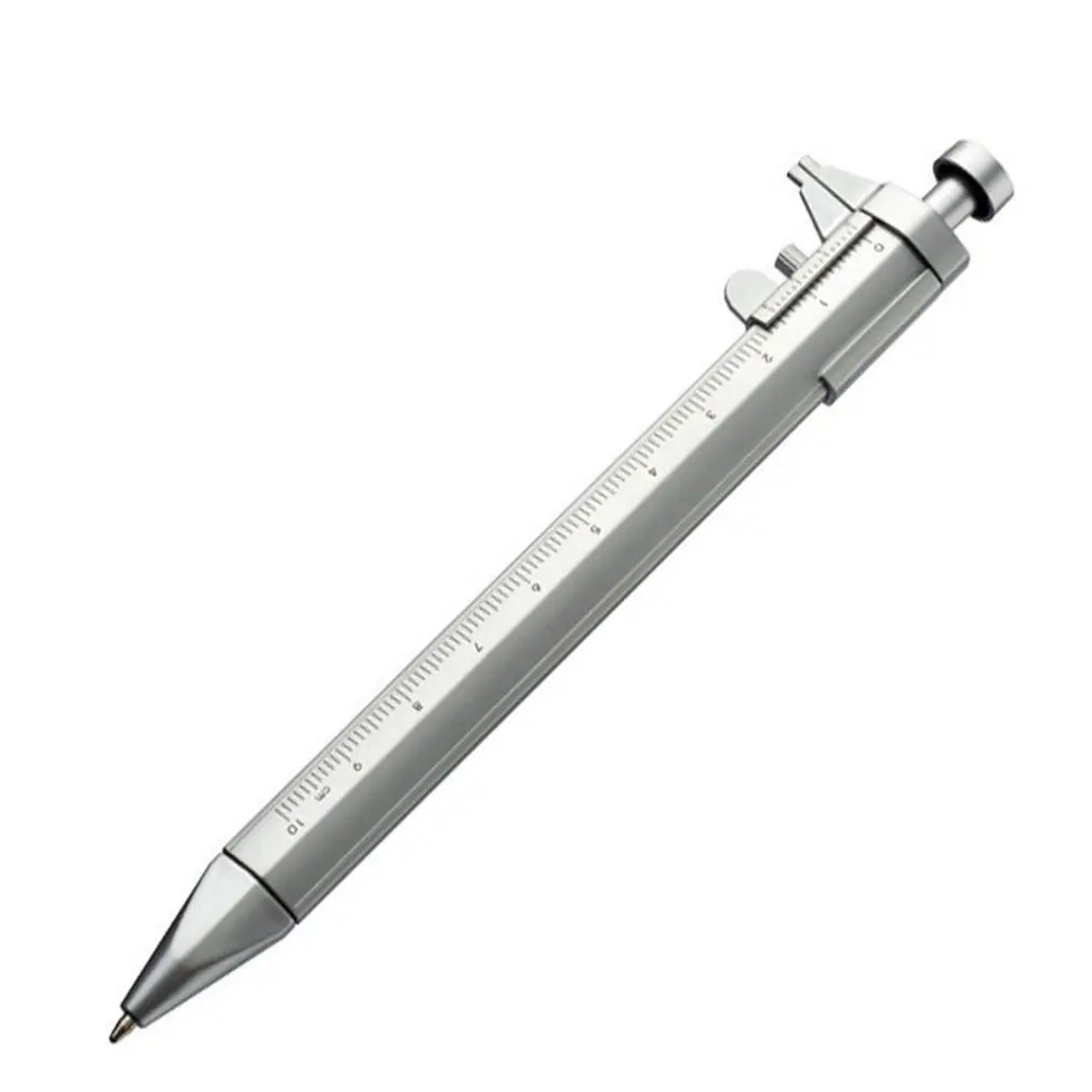 

Multifunction Gel Ink Pen Vernier Caliper Roller Ball Pen Stationery Ball-Point Ball-Point 0.5mm Drop shipping