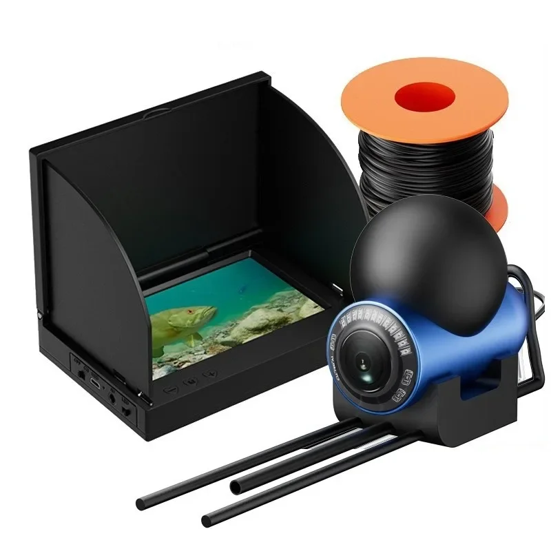 HD 4.3 Inch LCD Screen Underwater Fishing Camera with Night Vision Complete Fishing Equipment Set 15m/20m/30m/50m