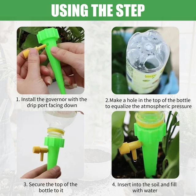 Automatikus Csepegtető Öntözőrendszer Ön Öntözés Tüskék Készletkert Kerti Háztartási Növény Virág Állítható Autószerelő Szerszámok - Image 4