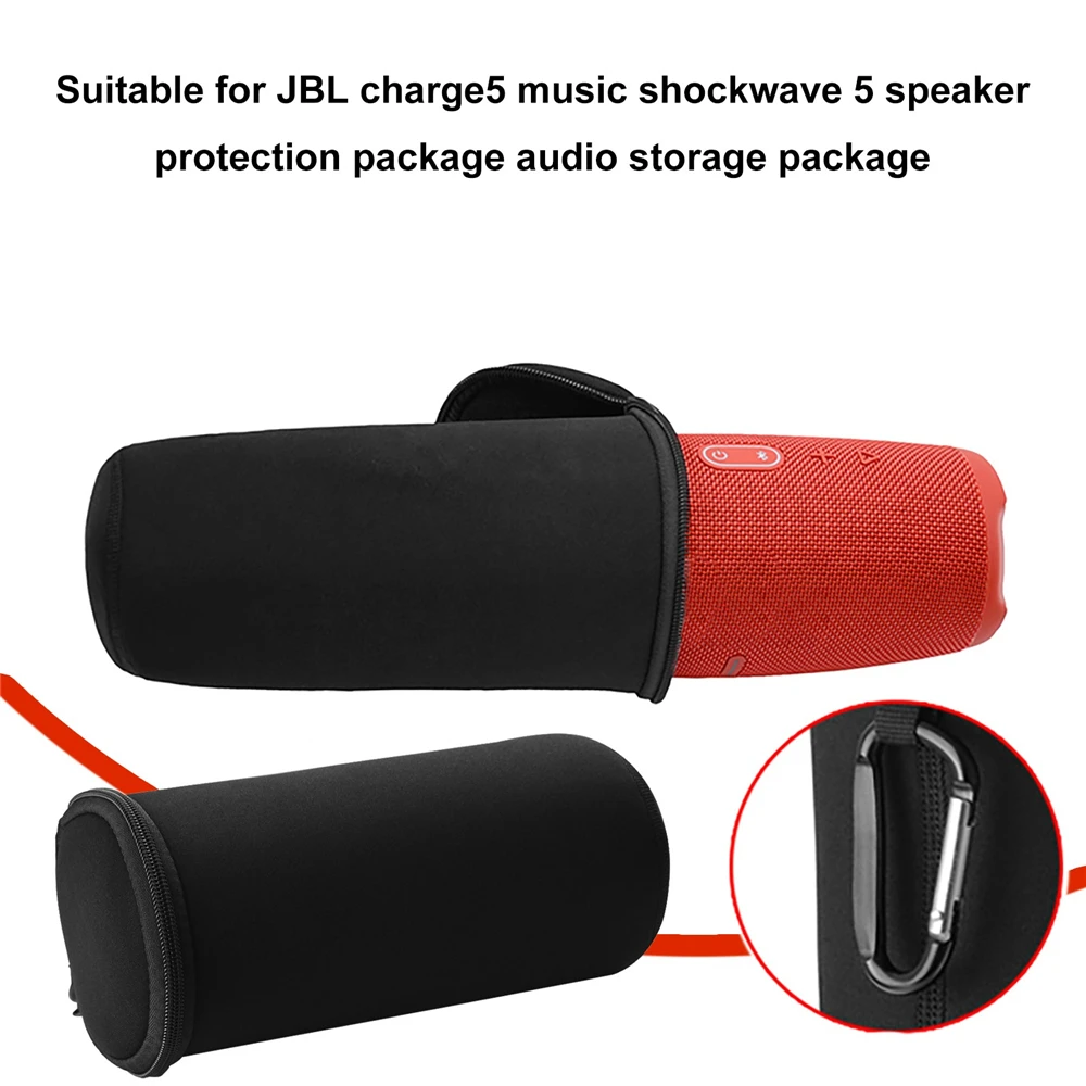 

1PCS For Charge 5 Speaker High Elastic Rubber Carry Storage Case Pouch For Charge5 Bluetooth-Compatible Speaker Adorable