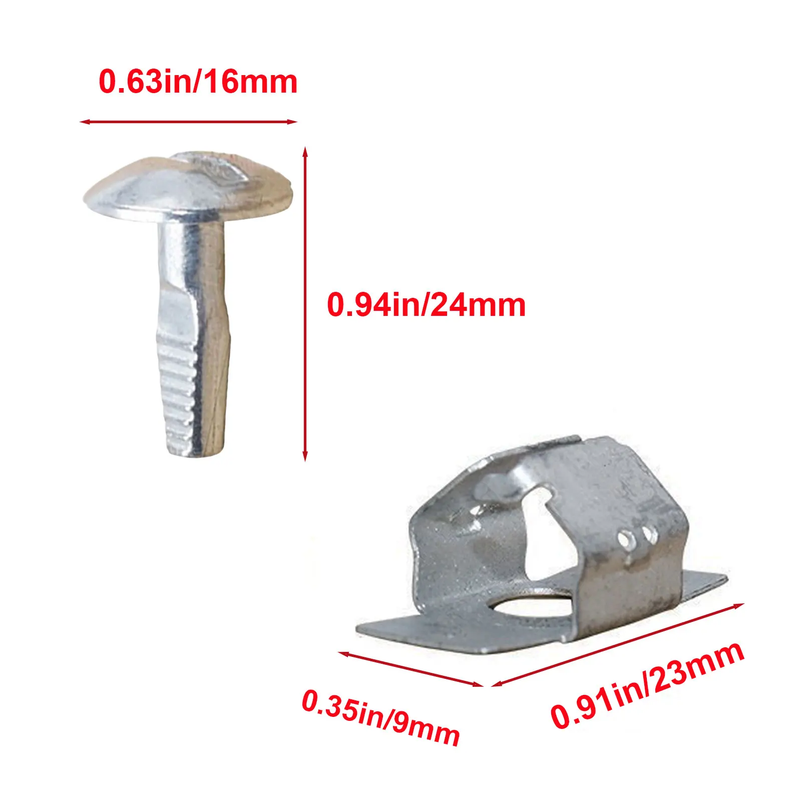 Auto Fasteners 703016 703018 Engine Cover Undertray Clips Splashguard Screw Fastener For Citroen C2 C3 C4 C5 C6 Peugeot 206 207 406 407 807