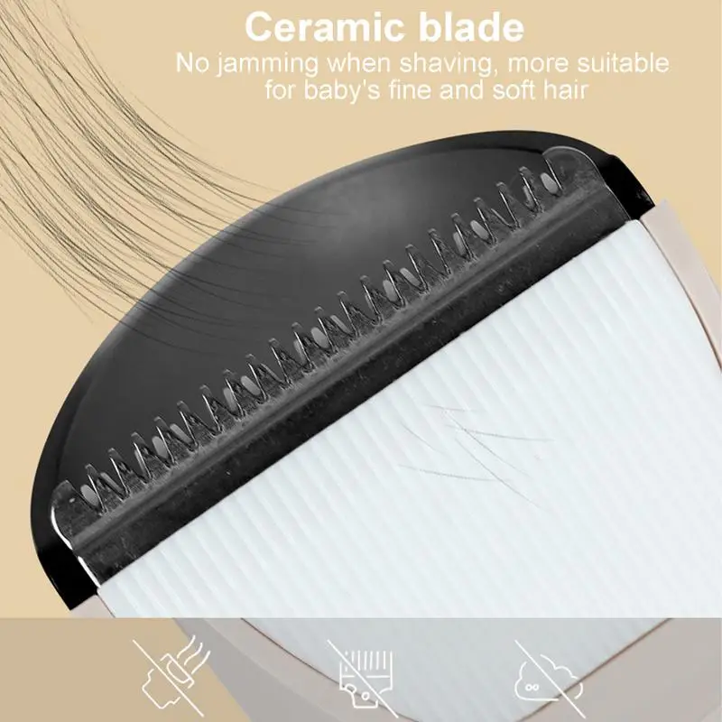 Kids Hair Clippers Haircut Clippers Electric Hair Quiet Cutting Waterproof Cordless Clipper