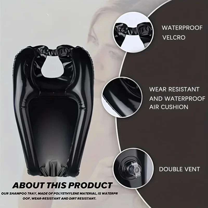 Mobile Inflatable Hair Salon, Portable Inflatable Shampoo Basin, Lying Flat For The Elderly, Disabled, Injured, Pregnant Women